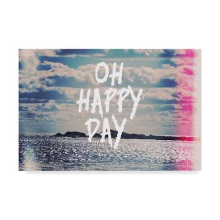 Vintage Skies 'Oh Happy Day' Canvas Art,22x32